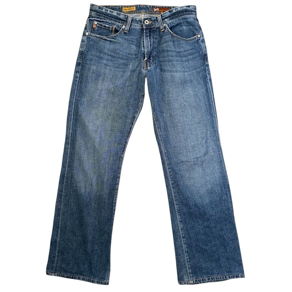 Adriano Goldschmied AG The Hero Relaxed Boot Cut Denim Jeans Men’s Size 31 By 32